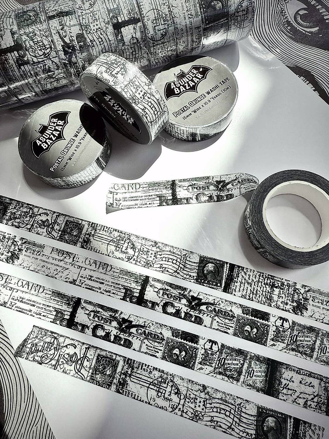 Postal Grunge Washi Tape