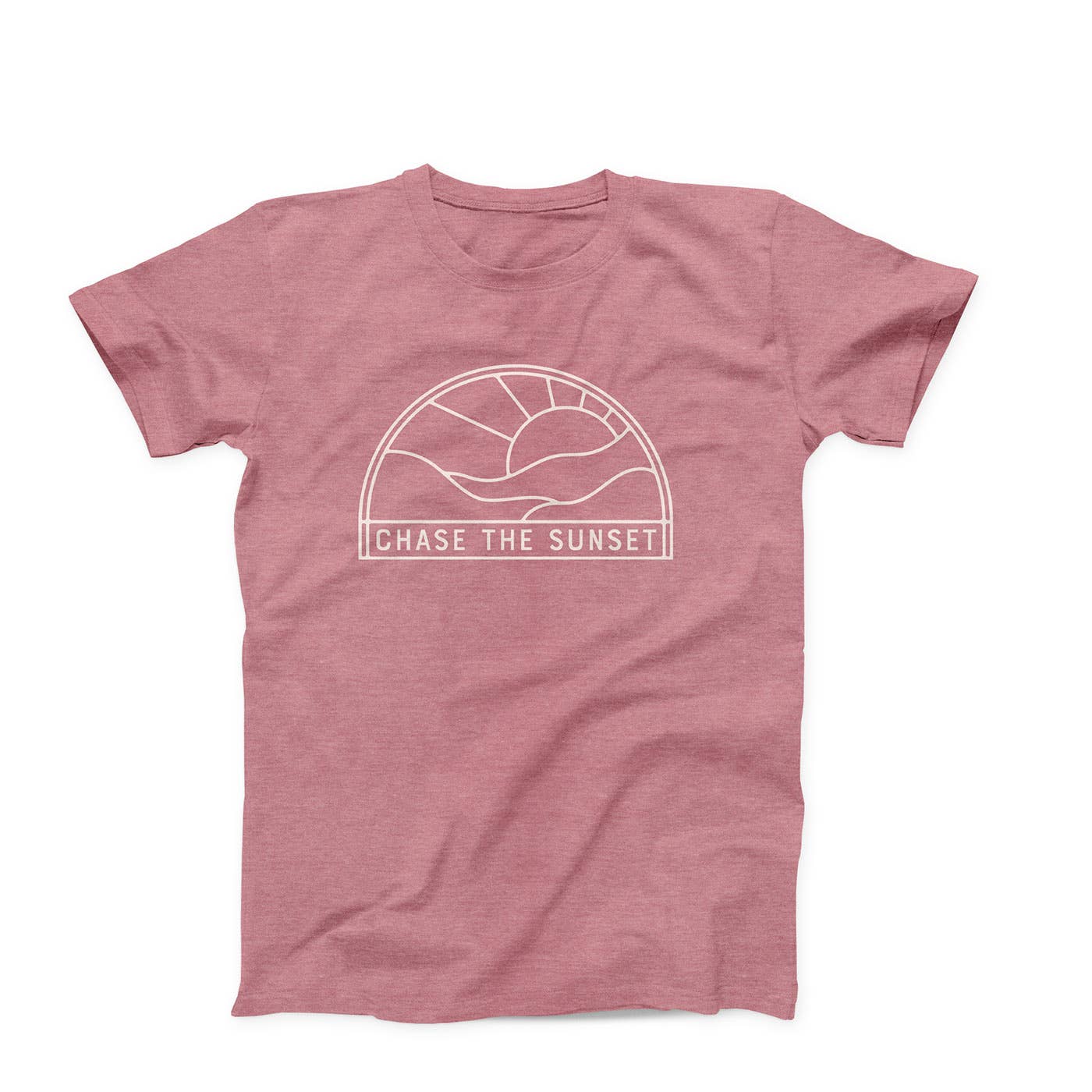 Chase The Sunset T-Shirt : Dusty Rose