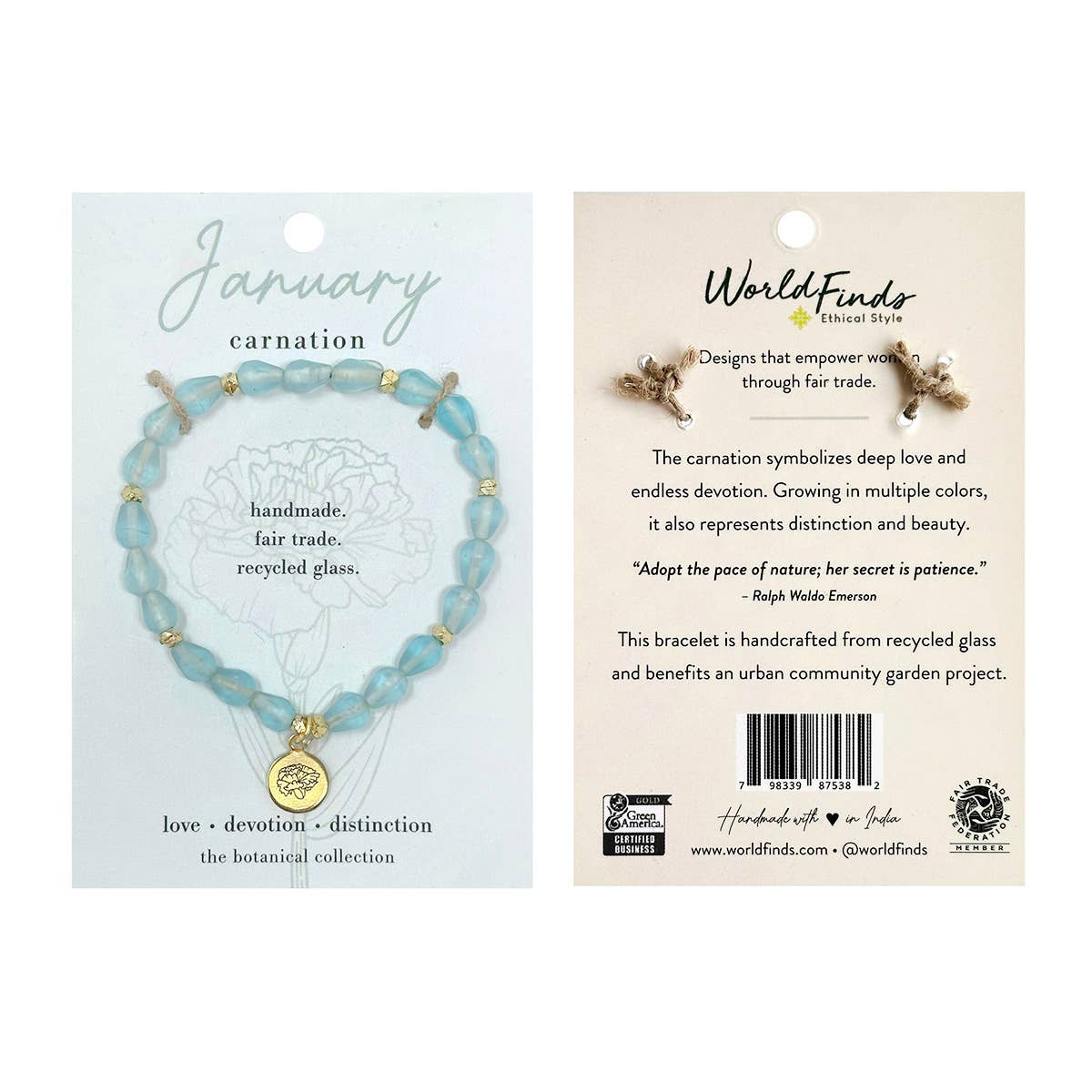 January • Birth Flower Bracelet