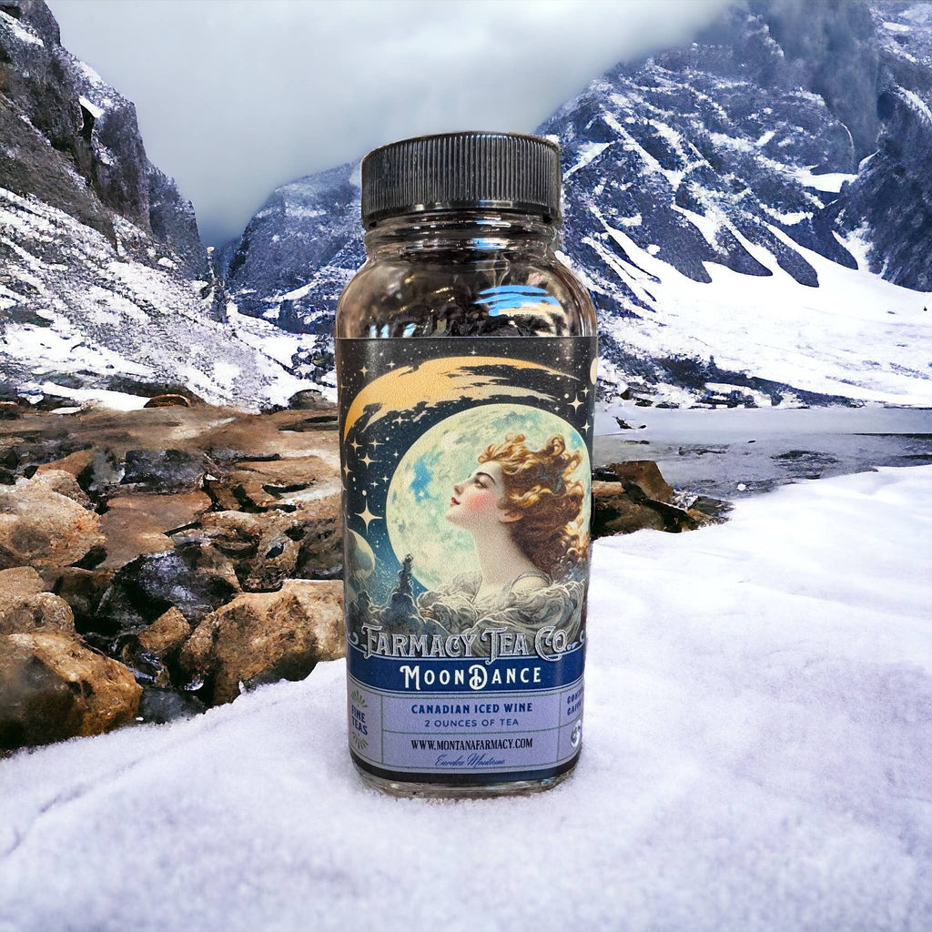 Moondance Iced Wine Tea in glass jar