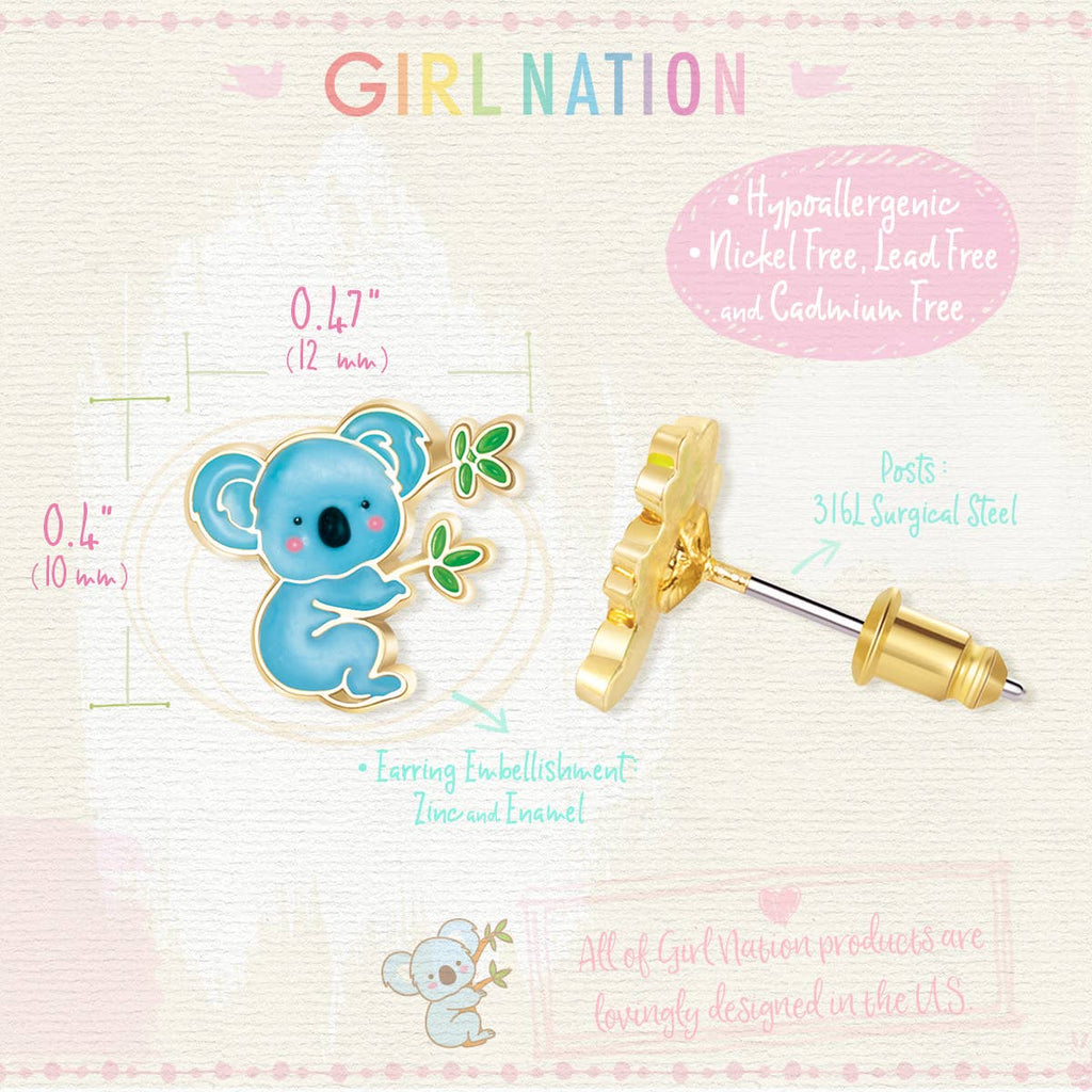 Cutie Koala Earrings