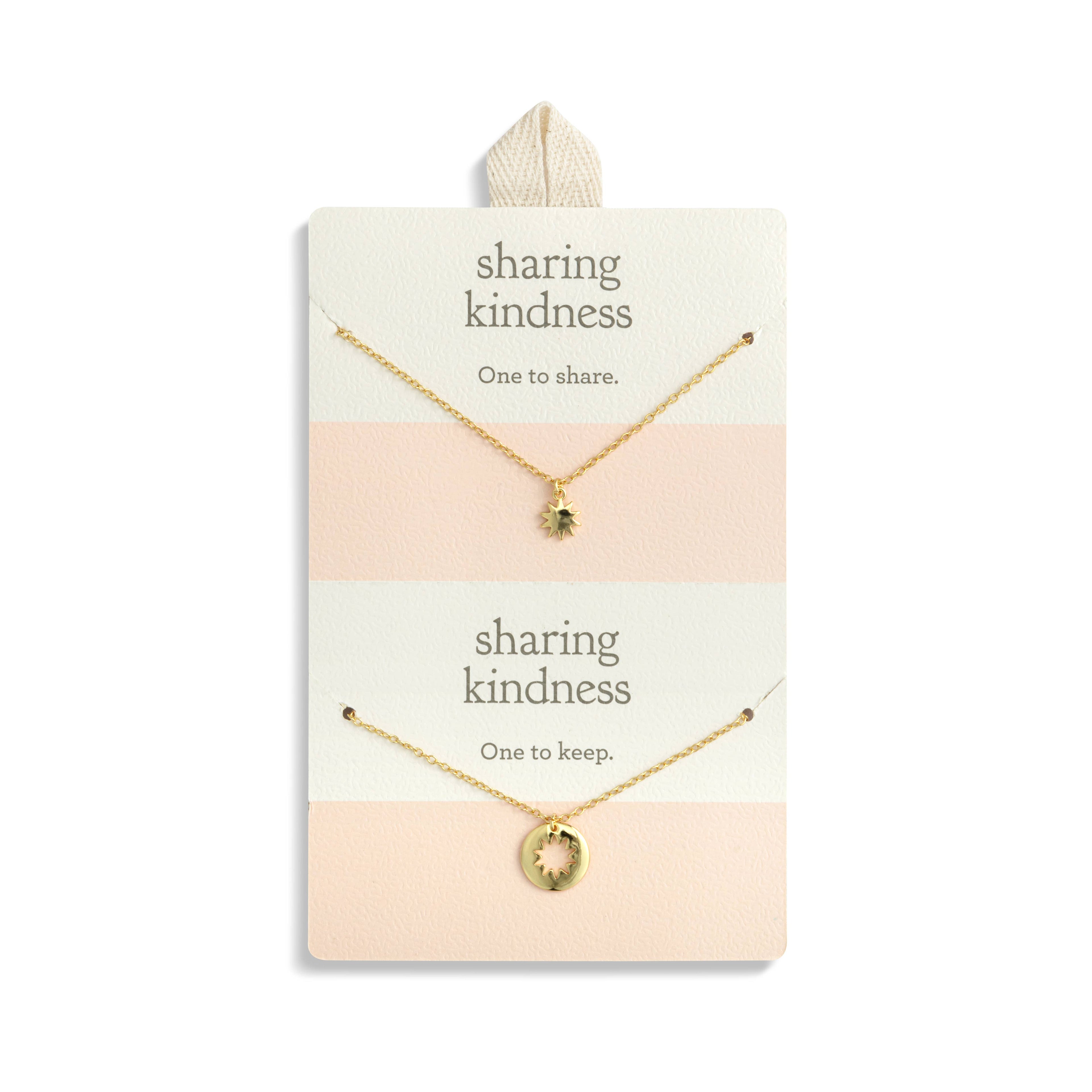 Sharing Kindness Necklace - Sunshine