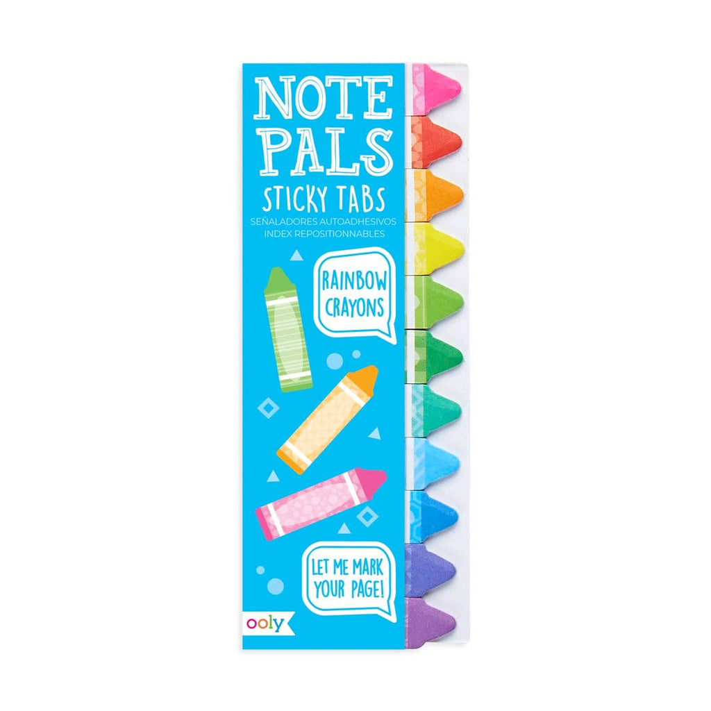 Rainbow Crayons Note Pals Sticky Tabs