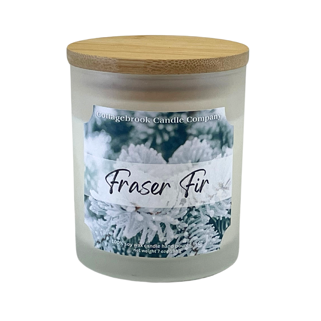 Fraser Fir Soy Candle | 100% Soy Wax, Hand-Poured, Eco-Friendly