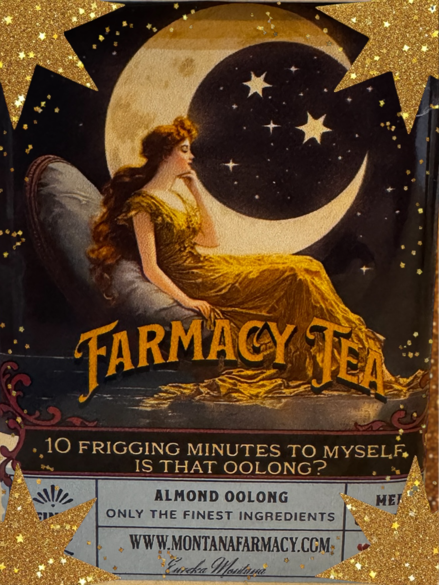 10 Frigging Minutes to myself, is that Oolong? Almond Tea