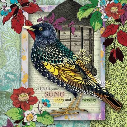 Sing Your Song Bird Magnet