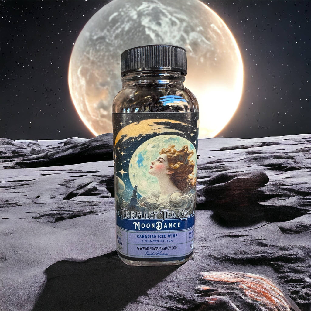 Moondance Iced Wine Tea in glass jar
