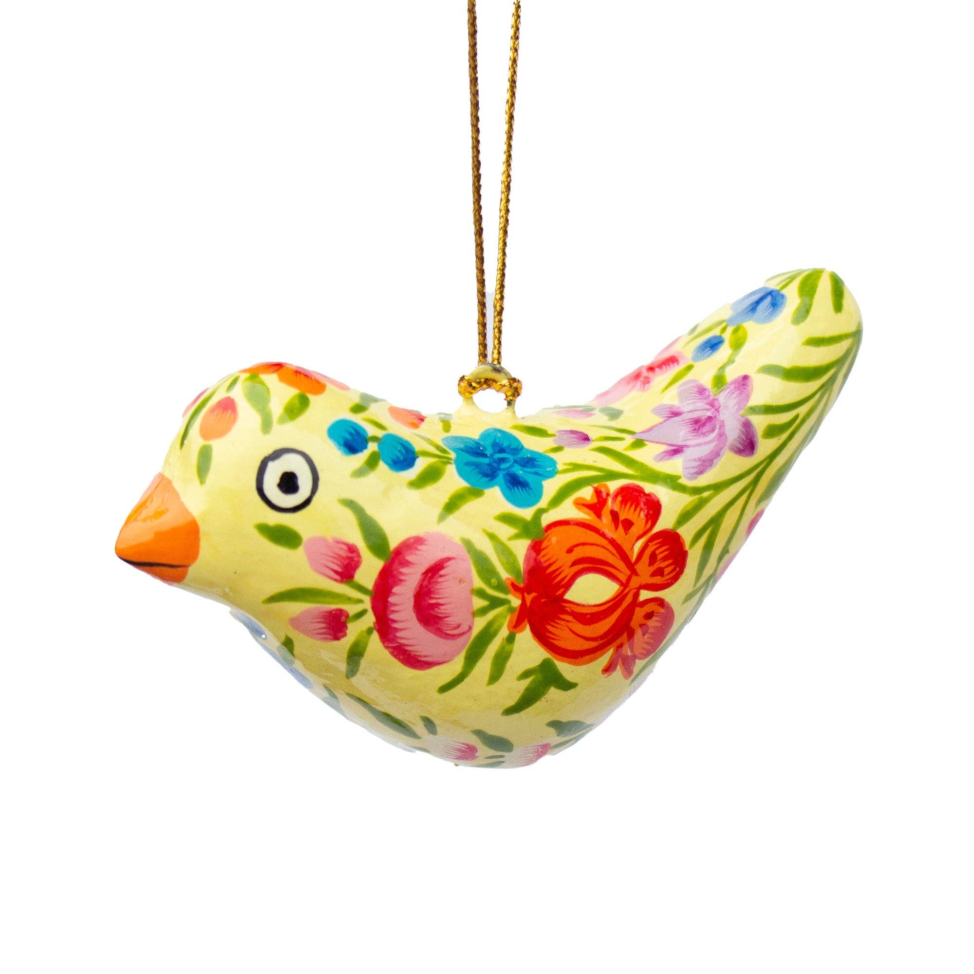 Hand Painted Sparrow Recycled Paper Mache