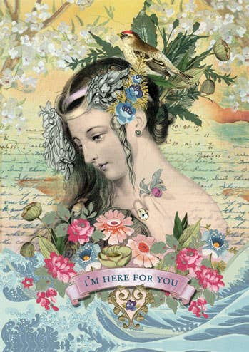 Here For You Greeting Card