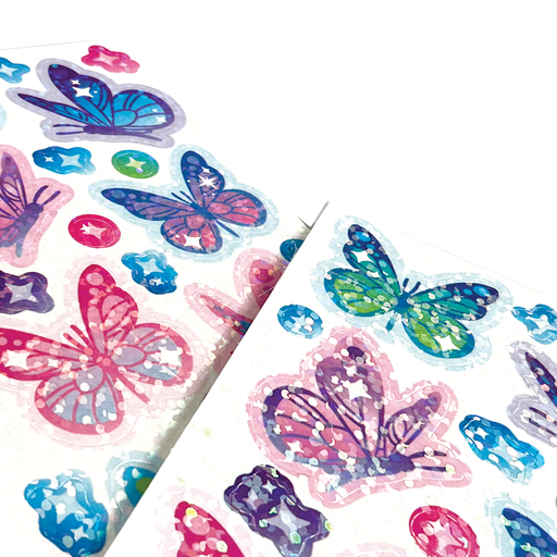 Glittery Butterflies - 2 Sheet