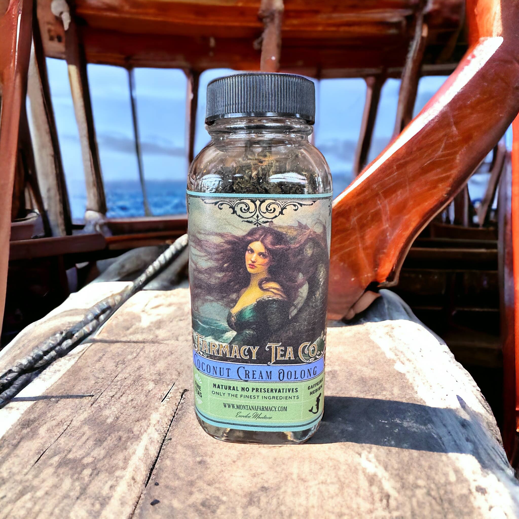 Coconut Cream Oolong Majestic Mermaid Vintage Tea blend