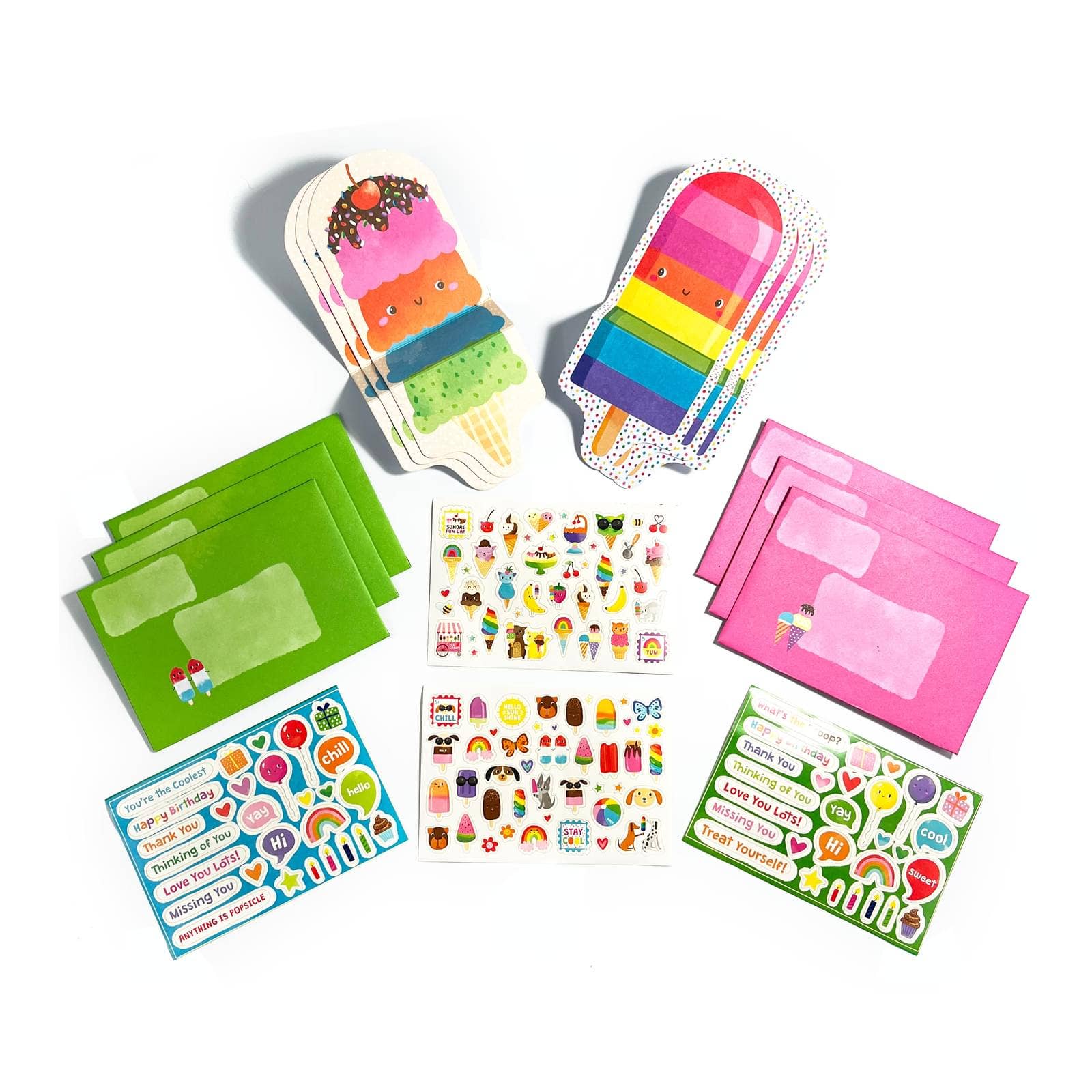 Tiny Tadas! Notecard & Sticker Kit - Sweet Treats