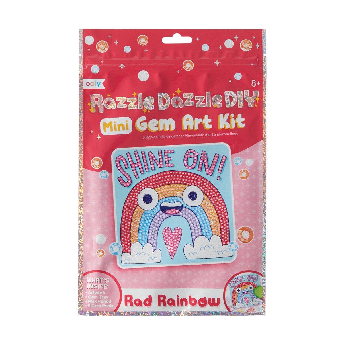 Razzle Dazzle D.I.Y.: Mini Gem Art Kit - Rad Rainbow