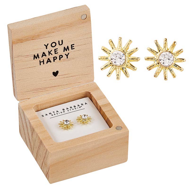 You Are My Sunshine | Treasure Box Earrings