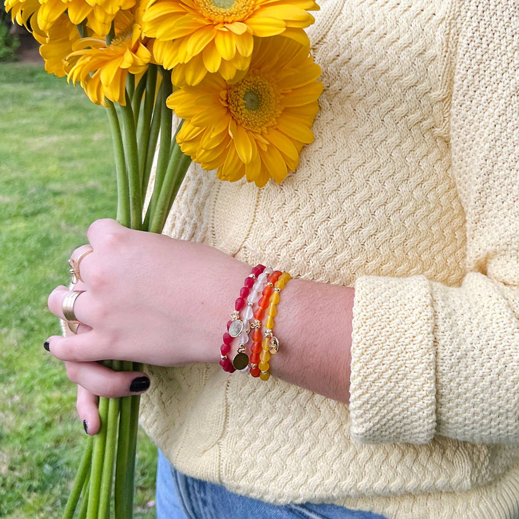 August • Birth Flower Bracelet