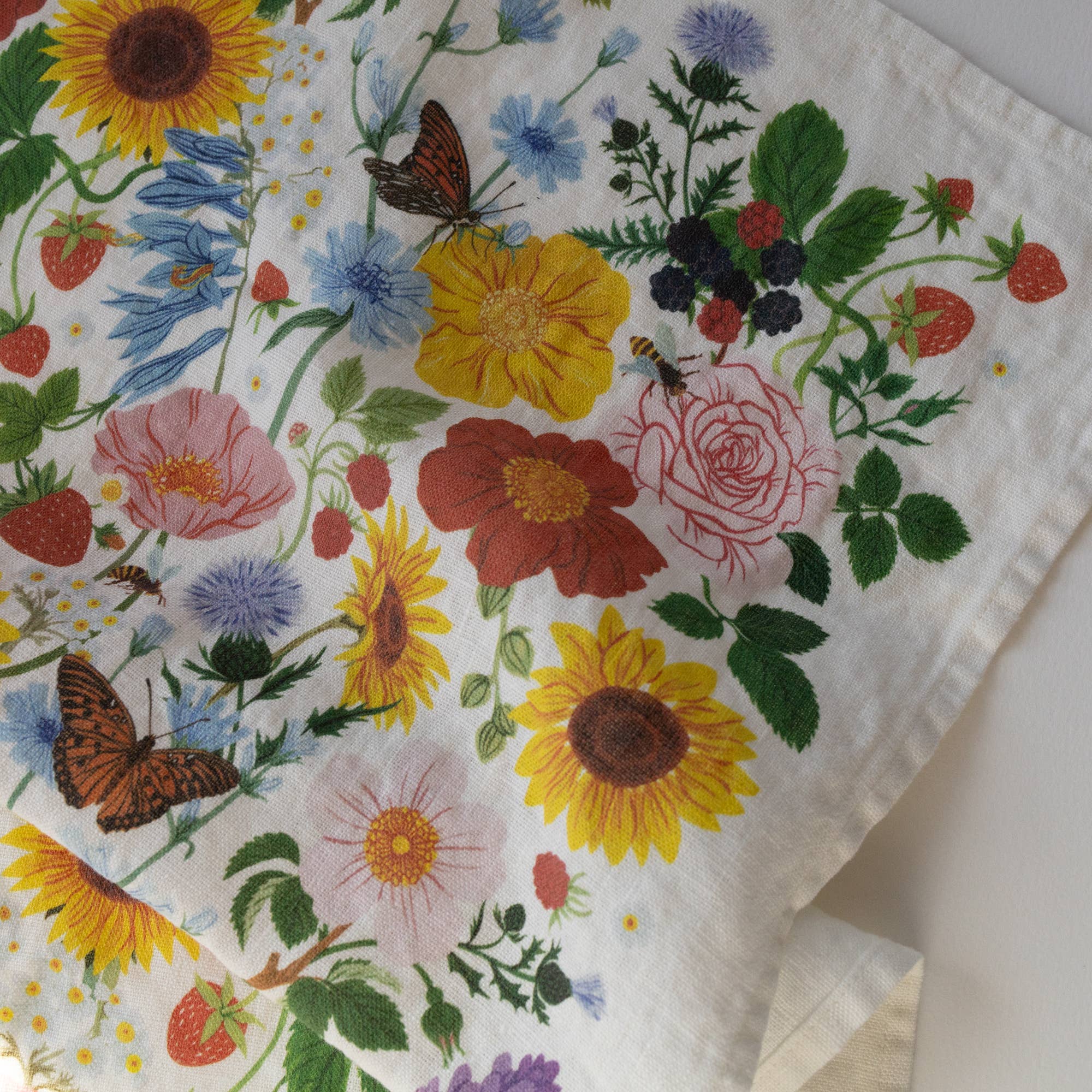 Linen Tea Towel Summer