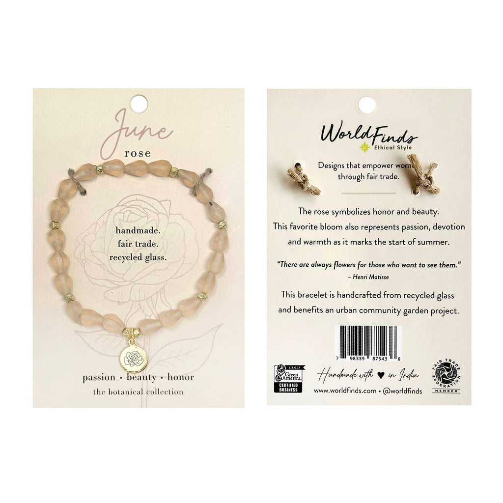 June • Birth Flower Bracelet