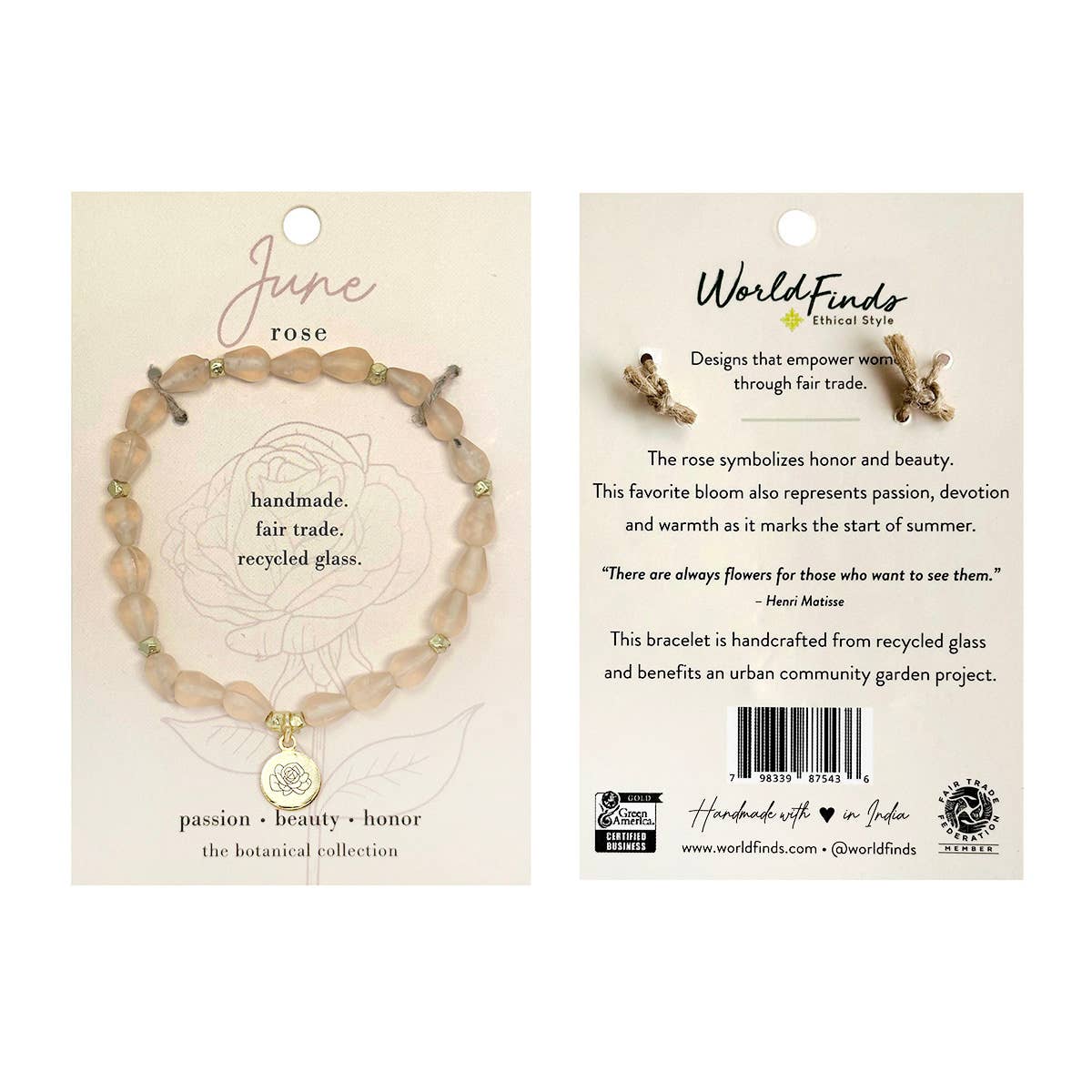 June • Birth Flower Bracelet