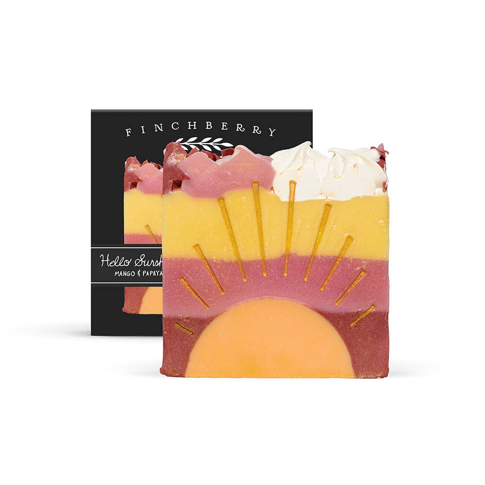 Hello Sunshine Artisan Handmade Vegan Boxed Soap