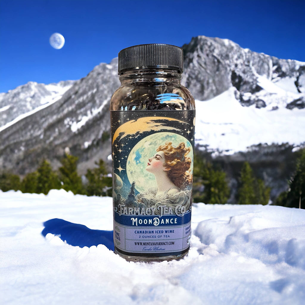 Moondance Iced Wine Tea in glass jar