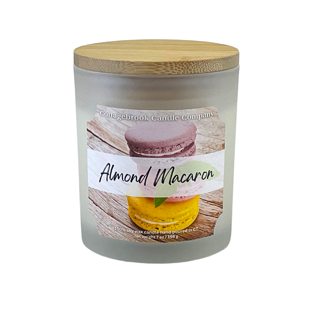 Almond Macaron Soy Candle | 100% Soy Wax, Hand-Poured, Eco-Friendly