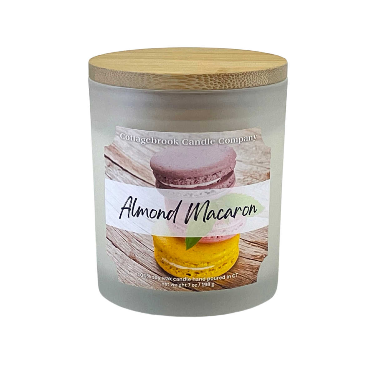 Almond Macaron Soy Candle | 100% Soy Wax, Hand-Poured, Eco-Friendly