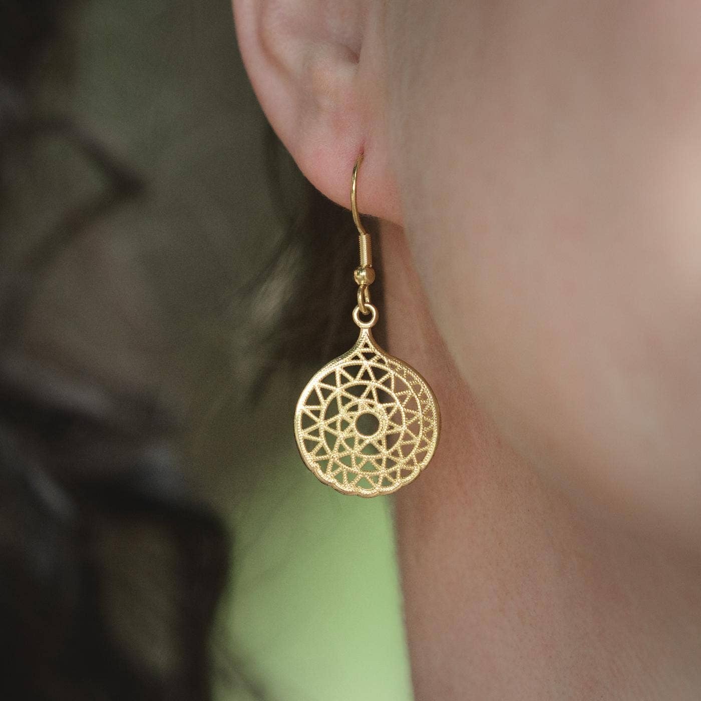 Aurora Earrings (Silver,14K, Rose) - Ethically Made