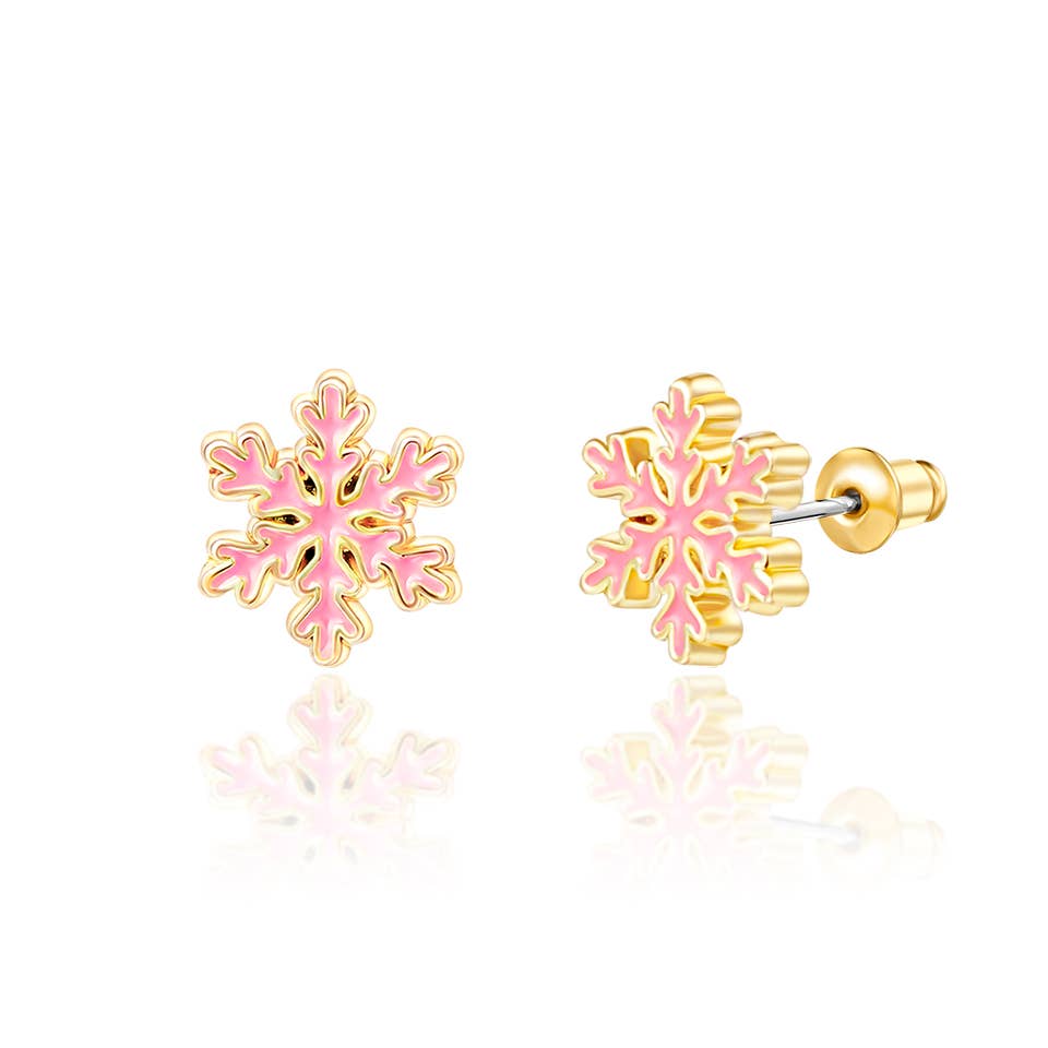 Snowflake Magic Stud Earrings