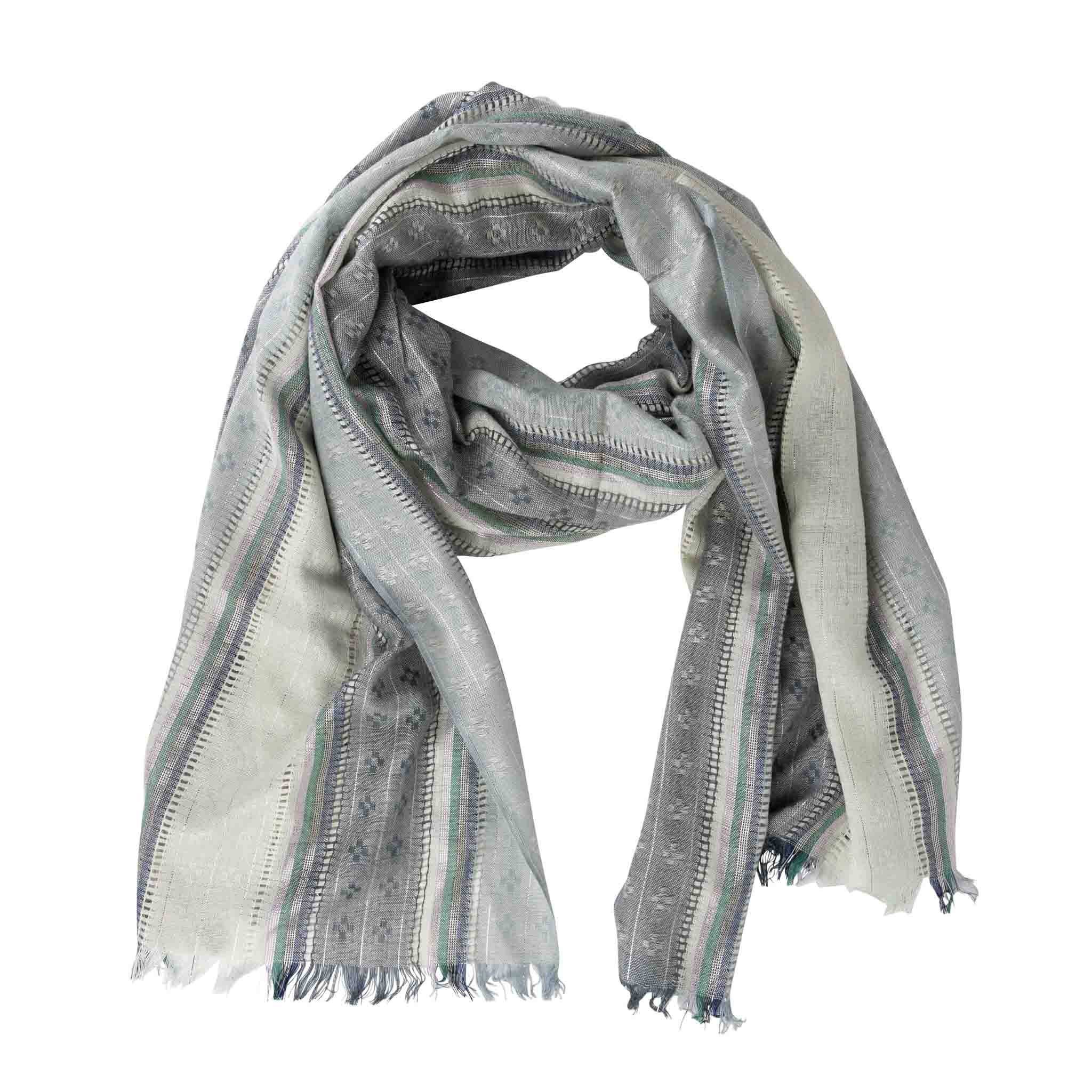 Ocean Days Striped Scarf