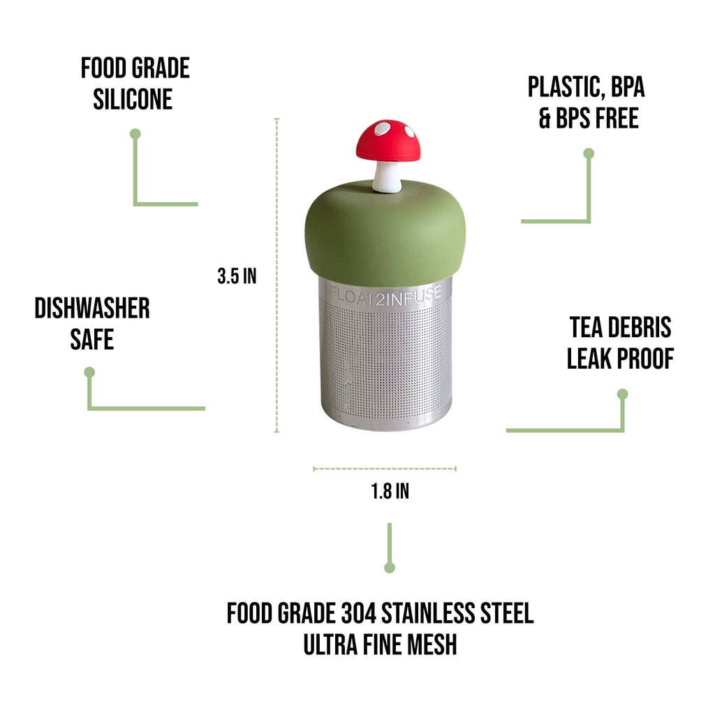 Mushroom Floating Tea Steeper