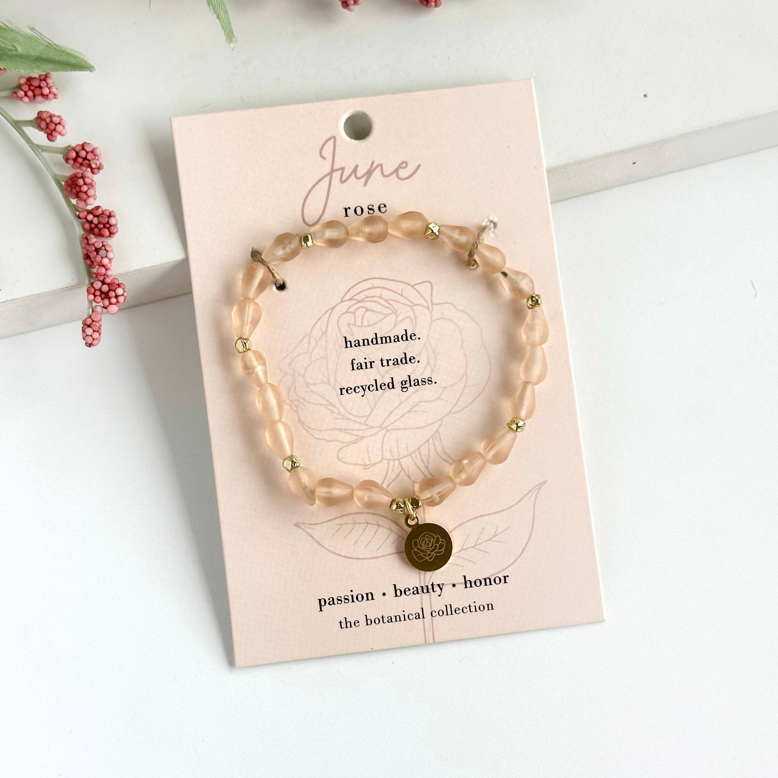 June • Birth Flower Bracelet