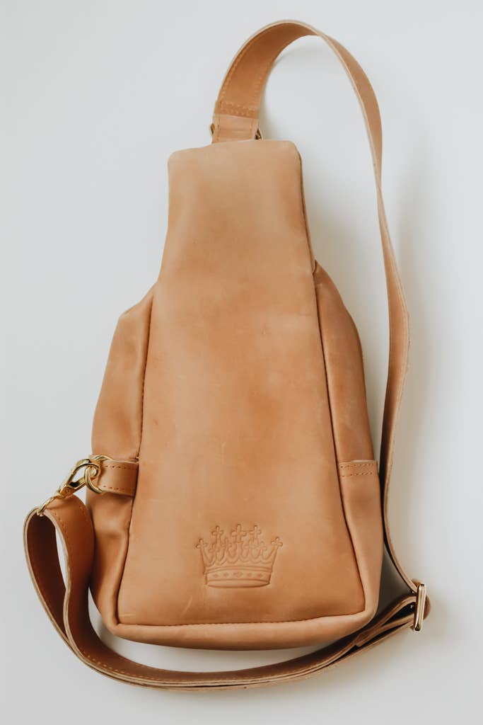 Crowned Free Sling Bag - Sand