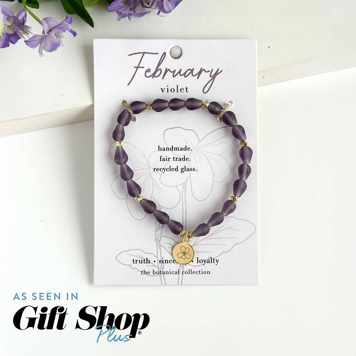 February • Birth Flower Bracelet