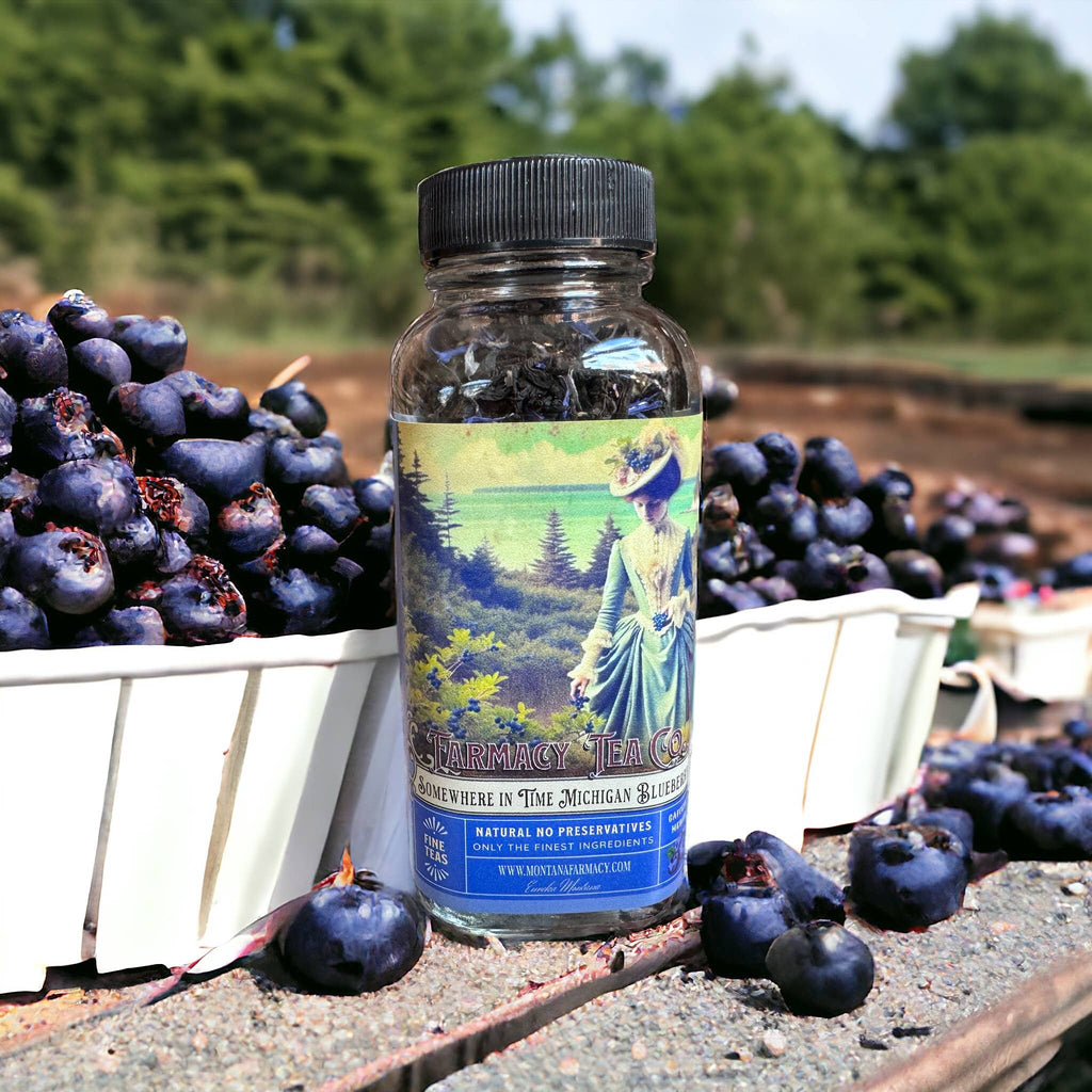 Somewhere in Time Vintage Victorian Michigan Blueberry Tea