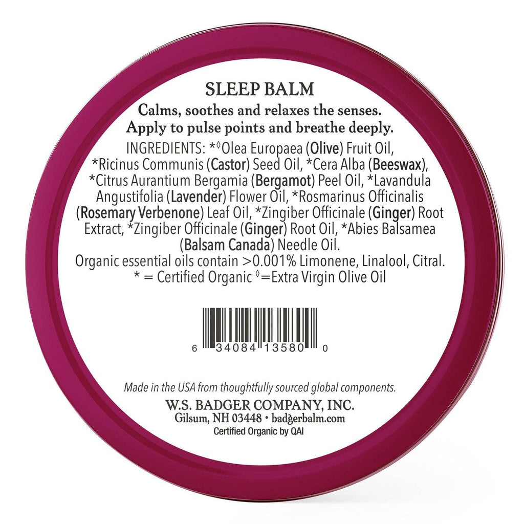 Badger Sleep Balm